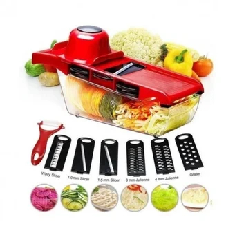 MANDOLINE 6 IN 1 KITCHEN ROJO
